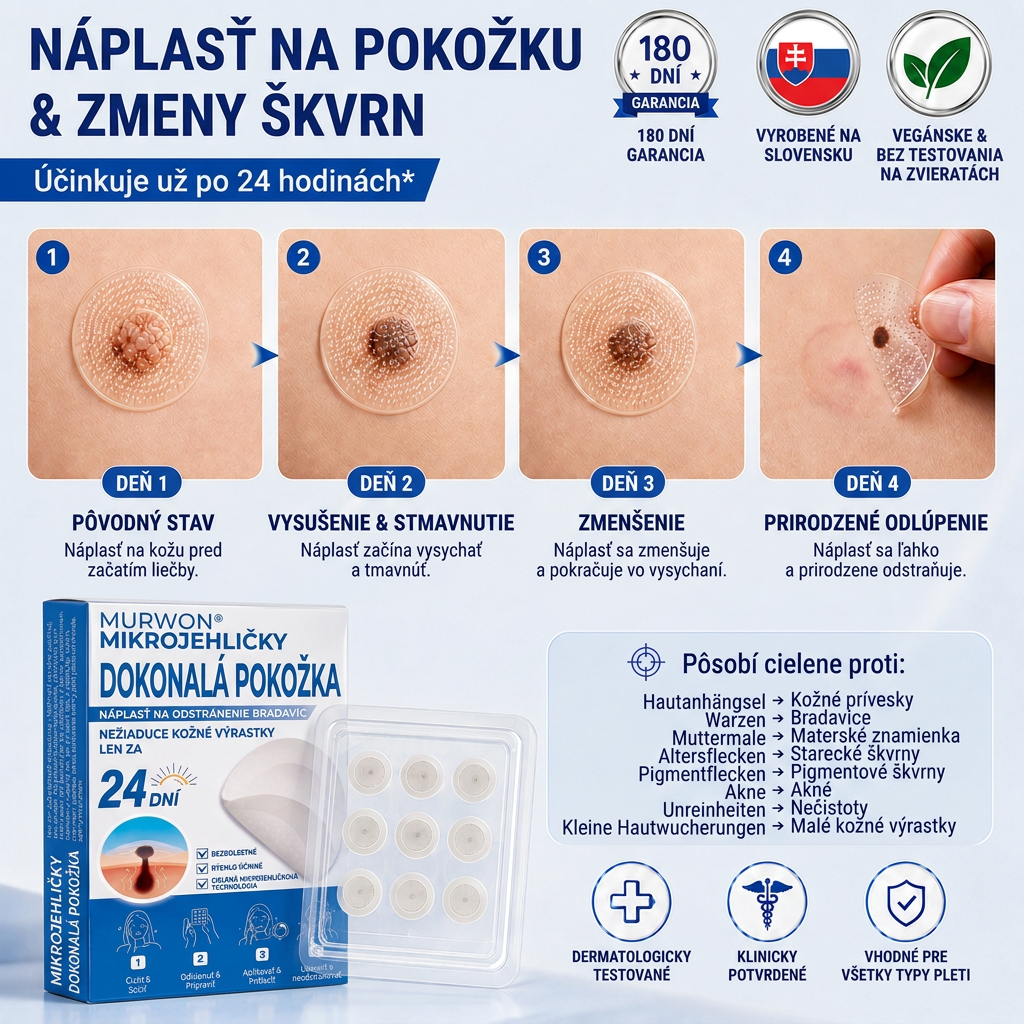 👩‍⚕️💯 Oficiálny obchod | MURWON® 🌥️ Mikroihličková náplasť na odstránenie kožných nedokonalostí (Na kožné výrastky, drobné kožné útvary, bradavice, materské znamienka, starecké škvrny a pigmentové nerovnosti.)💟