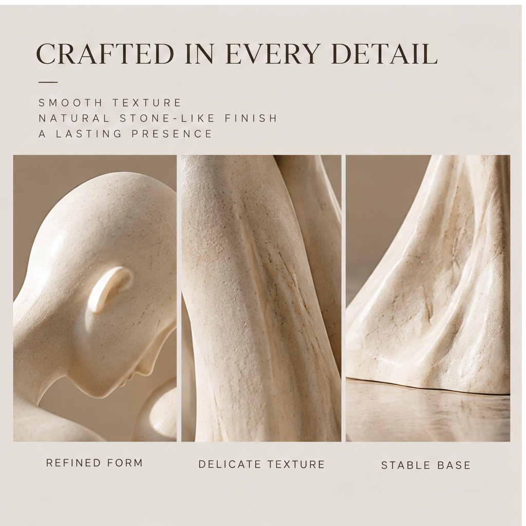 ORNADOM Embracing Couple Abstract Sculpture - lifestyle 2