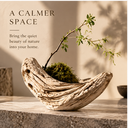 ORNADOM Driftwood Coral Bowl Sculptural Vase - lifestyle 2